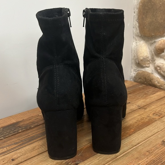 MIA Black Suede Ankle Boots - Picture 4 of 6